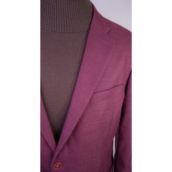 Nautica Men's 44R Sports Coat Jacket Blazer Polyester Blend Two Button Casual - Picture 4 of 15